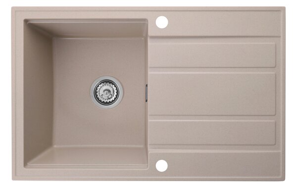 Gamma Modern 8050, 1 rekeszes gránit mosogató 790x500x210 mm, bézs, GMA-ZM-8050-B