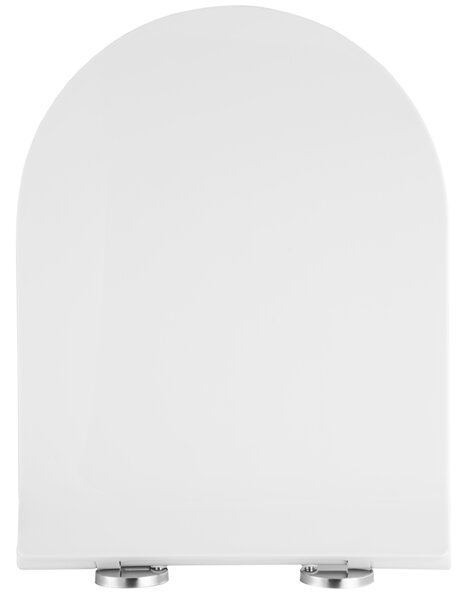 Gamma D8, WC-ülőke 470x365 mm, polipropilén, SoftClose, EasyClean, fényes fehér, GMA-D8