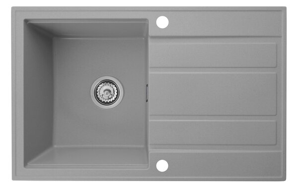 Gamma Modern 8050, 1 rekeszes gránit mosogató 790x500x210 mm, szürke, GMA-ZM-8050-G