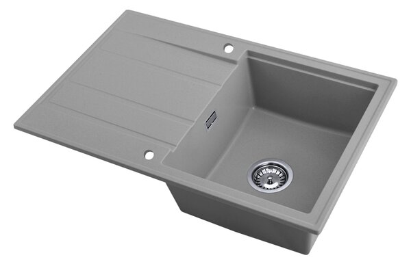 Gamma Modern 8050, 1 rekeszes gránit mosogató 790x500x210 mm, szürke, GMA-ZM-8050-G
