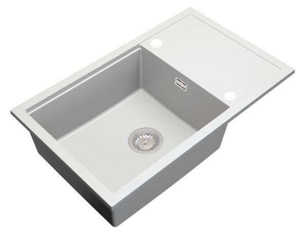 Gamma Advance 8050, 1 rekeszes gránit mosogató 800x500x210 mm, fehér, GMA-ZLE000150