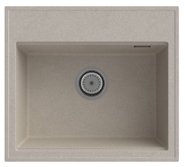 Gamma Modern 5055, 1 rekeszes gránit mosogató 560x500x210 mm, bézs, GMA-ZM-55-B