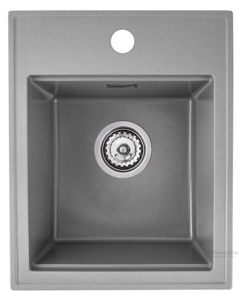 Gamma Modern 4050, 1 rekeszes gránit mosogató 400x500x180 mm, szürke, GMA-ZM-4050-G