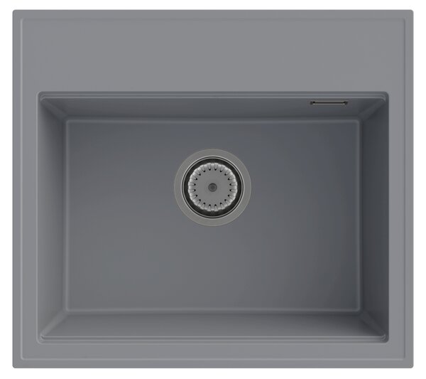 Gamma Modern 5055, 1 rekeszes gránit mosogató 560x500x210 mm, szürke, GMA-ZM-55-G