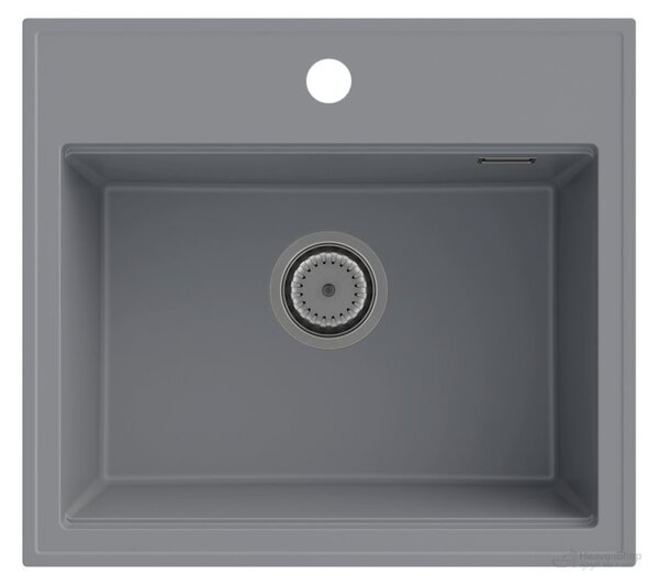 Gamma Modern 5055, 1 rekeszes gránit mosogató 560x500x210 mm, szürke, GMA-ZM-55-G
