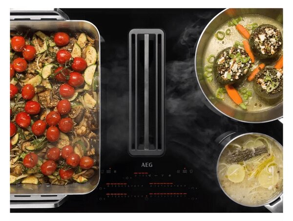 AEG CCE84779FB Indukciós főzőlap beépített páraelszívóval