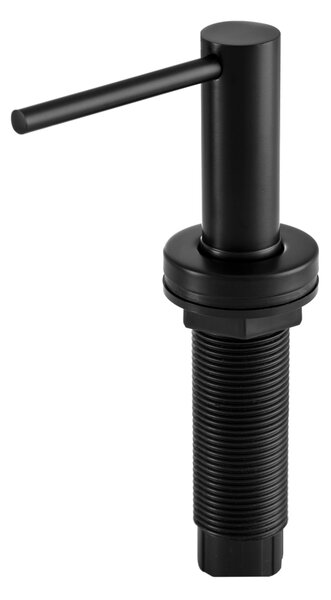 Gamma Lux Slim, konyhai mosogatószer adagoló 400ml, matt fekete, GMA-LUX-SLIM-BK