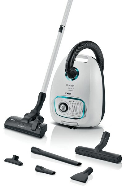 Bosch BGL41HYG2H ProHygienic Porzsákos porszívó, fehér