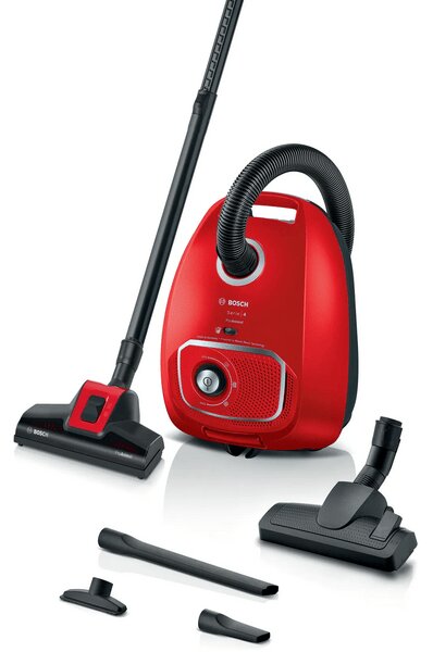Bosch BGB41PET1 Serie 4 Porzsákos porszívó, vörös