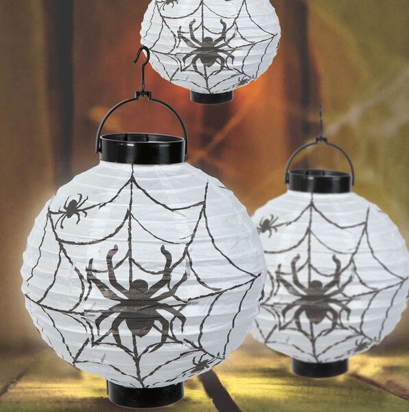 Family 56550B LED-es lampion, pókháló