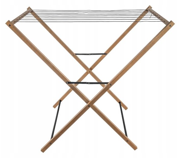 Erga Aurora Line, fa ruhaszárító állvány 95x62,5x90 cm, álló, barna-fekete, ERG-SEP-1003SEPSULUNA