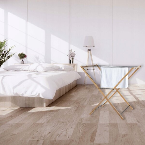 Erga Aurora Line, fa ruhaszárító állvány 95x62,5x90 cm, álló, barna-fekete, ERG-SEP-1003SEPSULUNA