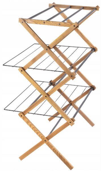Erga Aurora Plus, ruhaszárító állvány 69x49,5x97 cm, álló, barna-fekete, ERG-SEP-1265SUAURPLUD