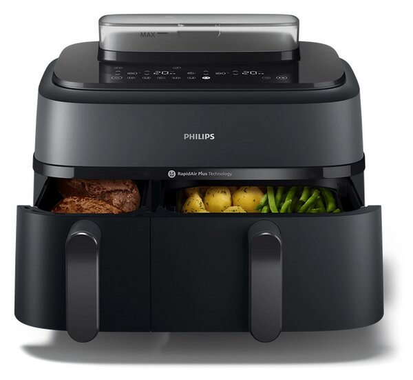 Philips NA550/00 SteamFry+ Airfryer gőzsütéssel, 9 l