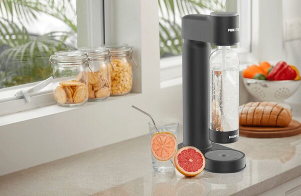 Philips ADD4901BK/10 GoZero Lite Szódagép, fekete