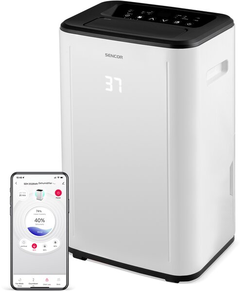 Sencor SDH 3028WH Intelligens mobil párátlanító