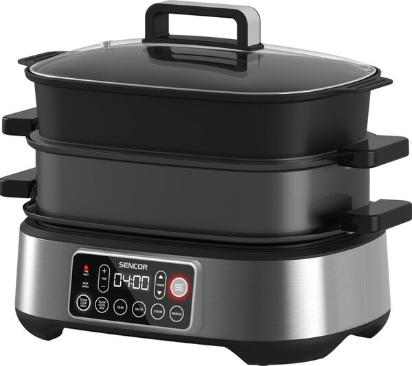 Sencor SPR 6300BK Multifunkciós lassú főző és grill