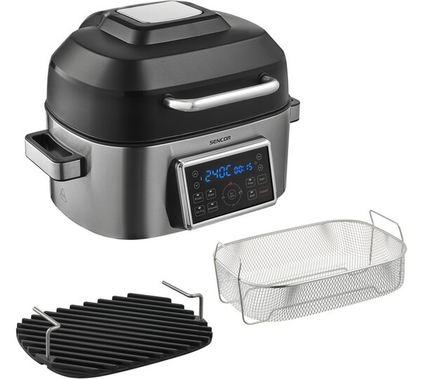 Sencor SBG 8900SS Többfunkciós forrólevegős fritőz/grill
