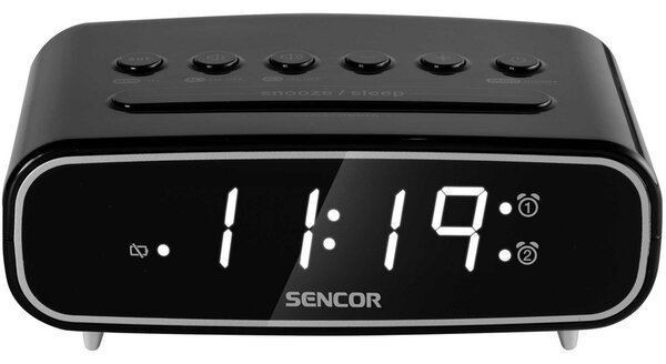 Sencor SRC 2600 B Rádiós ébresztőóra