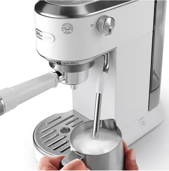 DeLonghi C890.WI Dedica Duo Manuális espresso kávéfőző, fehér