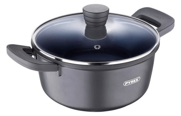 Pyrex PY-3322 Lábas fedővel, 28 cm