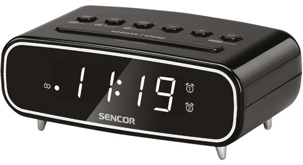 Sencor SRC 2600 B Rádiós ébresztőóra