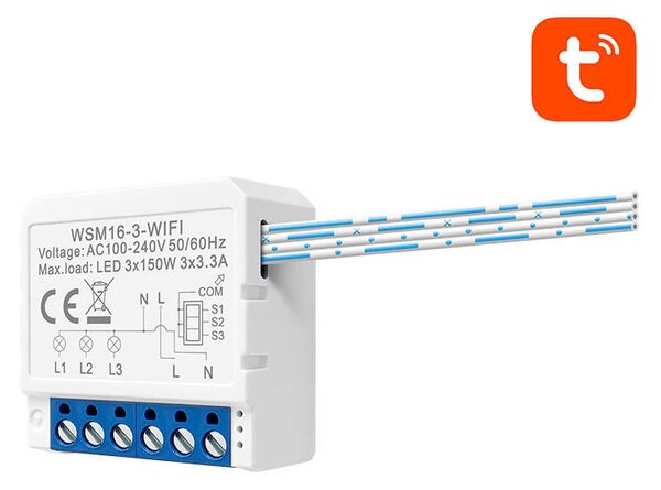 Avatto WSM16-W3 TUYA intelligens Wi-Fi fali kapcsoló