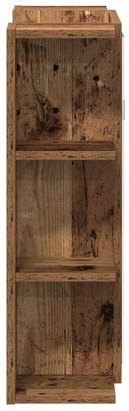 VidaXL Fürdőszoba tükörszekrény régi fa 80x20,5x64 cm Gépelt fa