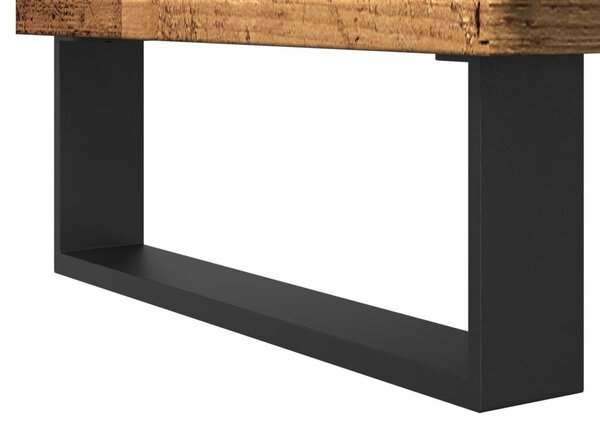 VidaXL antik fa színű szerelt fa fürdőszobaszekrény 30 x 30 x 190 cm