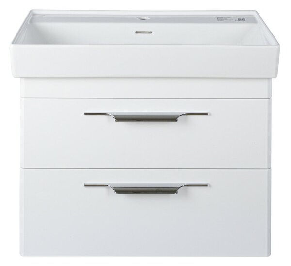 TMP LUX 80 fali fürdőszobabútor - CeraStyle SHARP - 37300 mosdóval - 80 x 48 cm