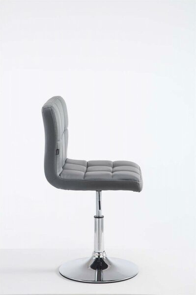 Palma Lounger V2 steppelt bárszék műbőr szürke - króm 101810808