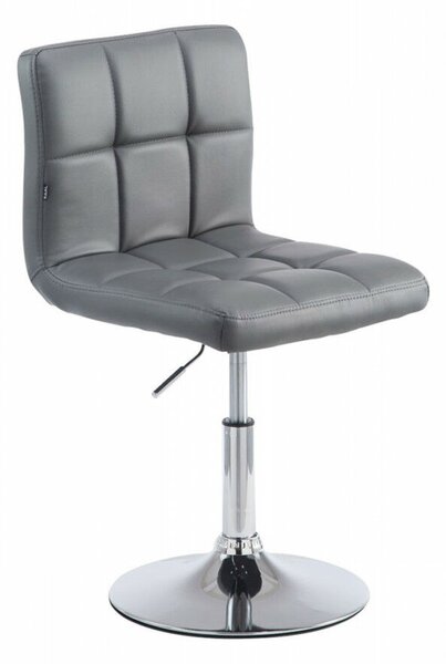 Palma Lounger V2 steppelt bárszék műbőr szürke - króm 101810808