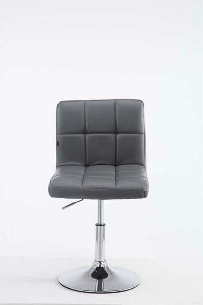Palma Lounger V2 steppelt bárszék műbőr szürke - króm 101810808