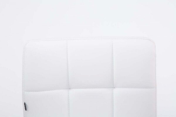 Palma Lounger V2 steppelt bárszék műbőr fehér - króm 101810902