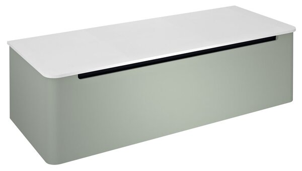 Sapho Sapho, KERALA mosdó szekrény 120x35x47,5cm, 1x fiók, verde, KR120-4444