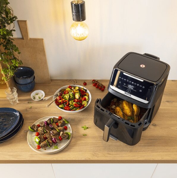 Tefal EY8468E0 Easy Fry Silence XXL Vision Airfyer, 7L