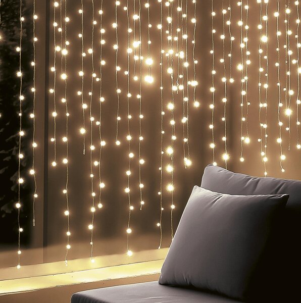 Home KIN294DWW DOT LED-es fényfüggöny, melegfehér