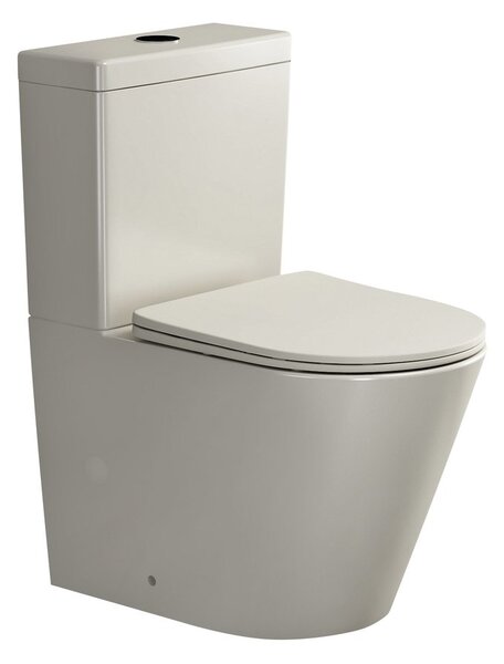 Sapho Sapho, PACO RIMLESS WC kombinált csésze ciszternával, alsó/hátsó hulladék, elefántcsont, PC1012WRBE