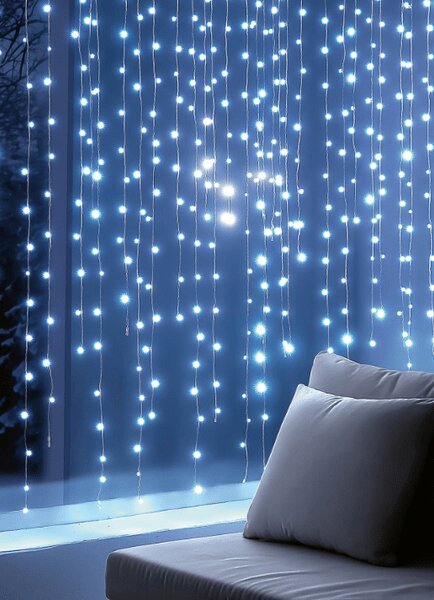 Home KIN210DWH DOT LED-es fényfüggöny, hidegfehér