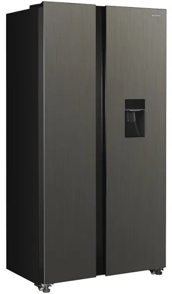 MPM MPM-439-SBS-15/ND Side by side hűtőszekrény, inox