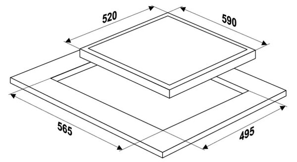 MPM MPM-60-IM-05 Beépíthető indukciós főzőlap