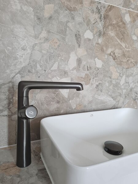 Laveo Kvadrato, asztali mosdó 485x295x125 mm, fényes fehér, LAV-VUK_6249