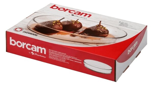 Borcam Jénai ovális hőálló sütőtál, 2.36L (59064)
