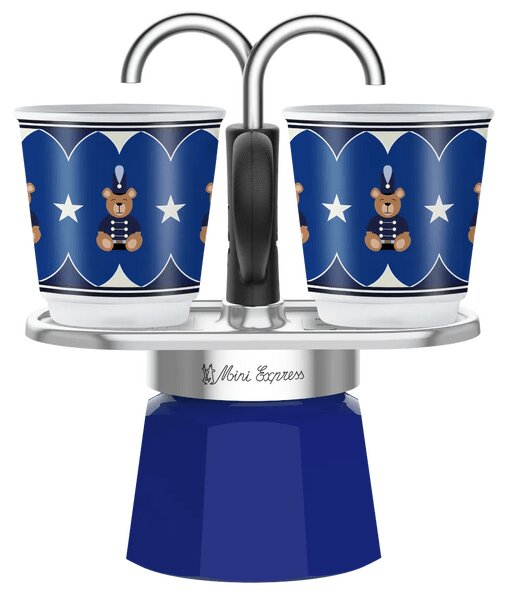 Bialetti Mini Express kotyogós kávéfőző, 2 adag, kék (5349)