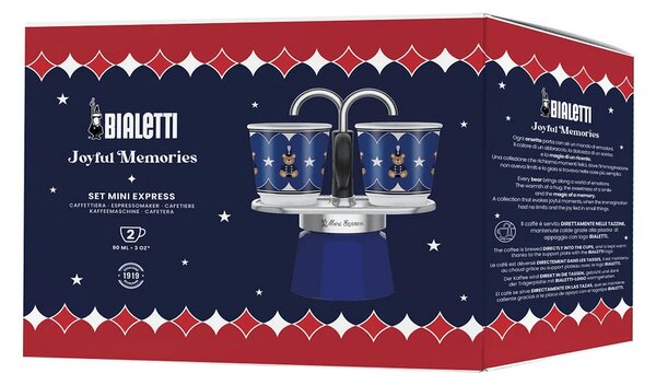 Bialetti Mini Express kotyogós kávéfőző, 2 adag, kék (5349)