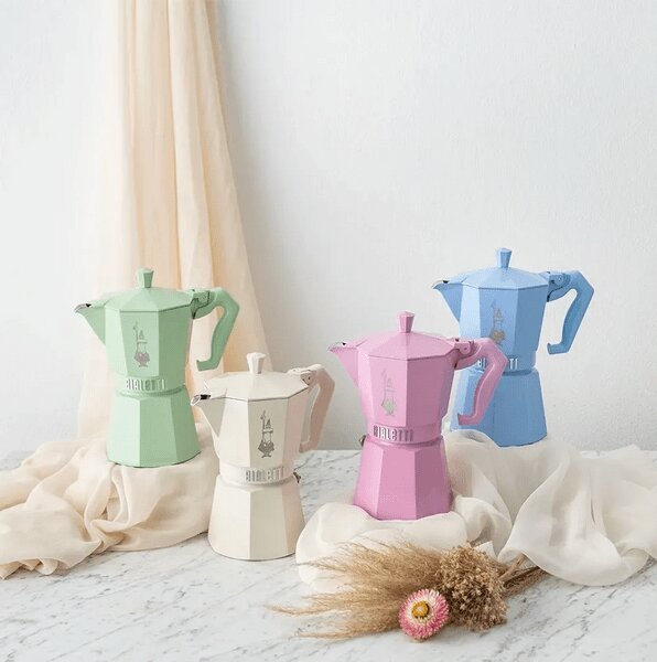 Bialetti Moka Exclusive kotyogós kávéfőző, 3 adag, zöld (9057)