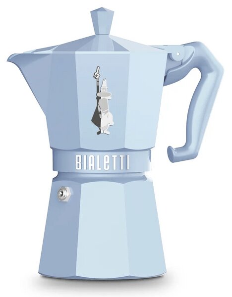 Bialetti Moka Exclusive kotyogós kávéfőző, 6 adag, kék (9062)