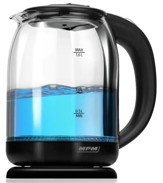 MPM MCZ-129 Vízforraló 1,6l, üveg, 1500W