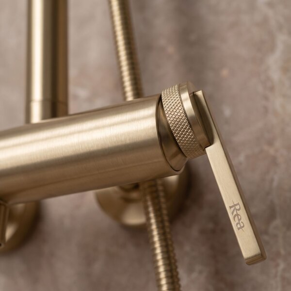 Zuhanyszett Rea Grace Brush Gold