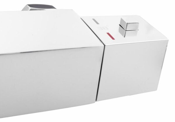 Erga Erga, falra szerelhető termosztatikus zuhanycsaptelep, króm, ERG-YKA-BW.GB-THERM-CHR